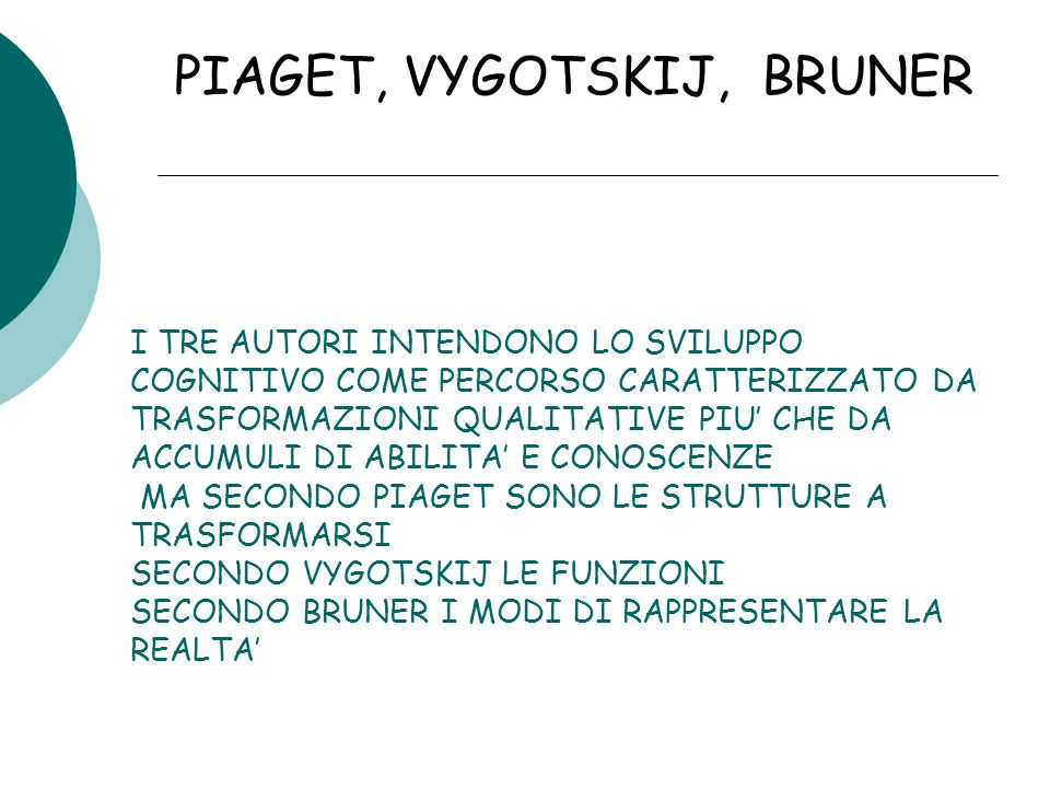 COGNITIVISMO COSTRUISCE ATTIVAMENTE LA PROPRIA CONOSCENZA ppt